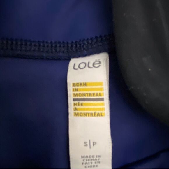 LOLÉ blue white sports leggings in small athletics clothing lightweight bodycom - Picture 6 of 14
